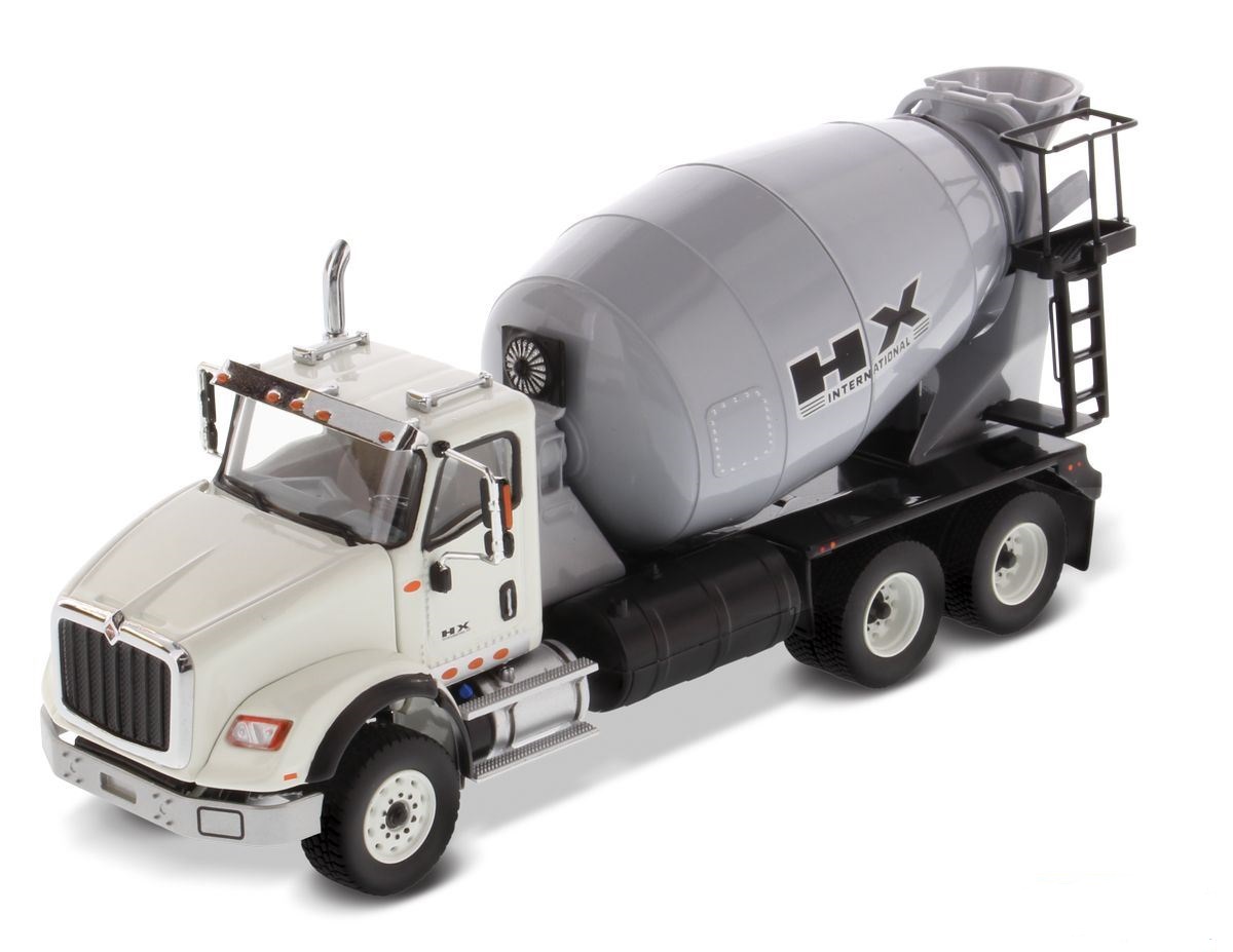 International HX615 Concrete Mixer Wit/Grijs - 1:50